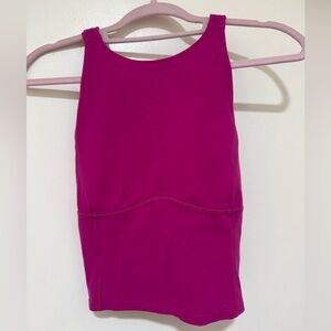 Lululemon Vibrant Pink Sleeveless workout Top